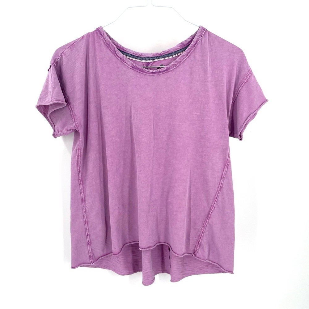 Anthropologie PILCRO Sustainable Minimalist Casual Tee Shirt Top - Picture 2 of 7